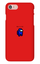 Blue is sus iPhone Phone Cases