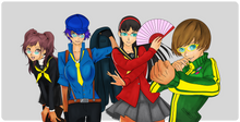 p4 female crew XXL Gaming Mousepad