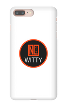 NLWITTY Circle Logo iPhone Phone Case - White