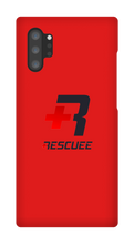 RESCUEE Samsung Phone Case Black and Red Logo