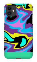 80's swirl iPhone Phone Cases