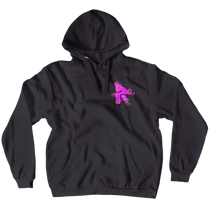 ROSSIE46V2 HOODIE PINK LOGO