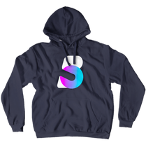 Felpa con cappuccio senza zip