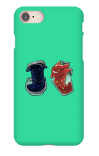 Red and Blue iPhone Phone Cases