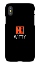 NLWITTY Logo iPhone Phone Case - Black