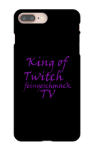 King of Twitch Iphone Schutzhülle (schwarz/weiß)