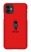 Rock hard iPhone Phone Cases
