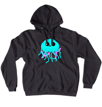 cream logo hoodie