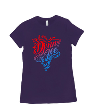 Women's Tee - Red/Blue