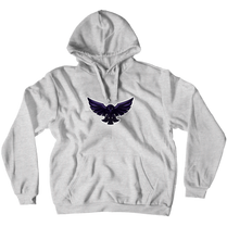 Felpa con Corvo piccolo (No-Zip/Pullover)