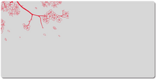 Red Sakura XXL Gaming Mousepad