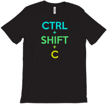 T-Shirt (Ctrl + Shift + C) Blauw/Groen
