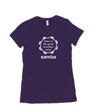 Women T-shirt LISTEN SAMBA