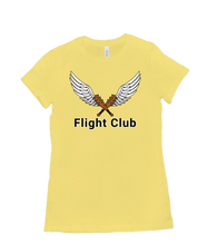 Flight Club (Logo & Words) Women's Cut Tee