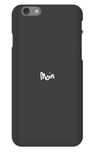 iPhone Handyhülle "moin" (logo weiß)