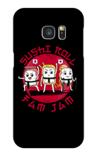 Sushi Roll FamJam Samsung Phone Cases (Black)