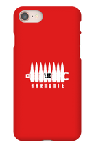 7,62 Harmonie iPhone Phone Cases Logo weiß