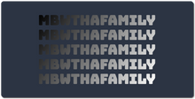 mbwthafamily XXL Gaming Mousepad