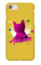 AlexTown Pink Cat Mascot iPhone Case
