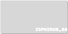 z3phirus_88 XXL Gaming Mousepad
