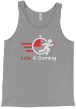 late4gaming White Logo Tank Top