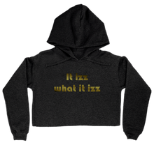 it izz what it izz-women crop top hoodie