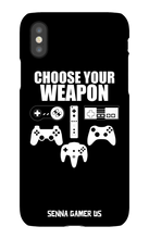Choose Your Weapon iPhone Cases Black
