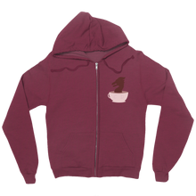 Zip Up Hoodie (The Coffee Dragon Logo)