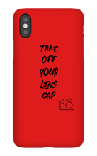dontforgettotakeoffyourlenscap iPhone Phone Cases