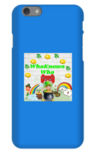 whoknowswho iPhone Phone Cases
