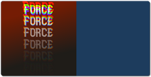 Force Left Handed Gaming Mousepad (XXL)
