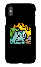 This Is Fine Bulbasaur iPhone Phone Cases