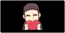 Brian Heart XXL Gaming Mousepad