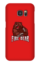 Fire Bear Samsung Phone Case