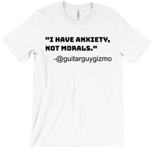 Anxiety, not morals.