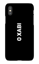 O Xabi iPhone Phone Cases - Logo OXabi White