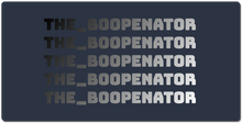 the_boopenator XXL Gaming Mousepad