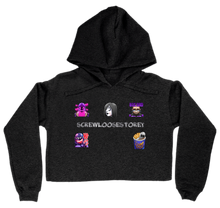 SCREWLOOSE EMOTE COLLAGE hoodie-women-cropped