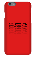 Lynette Frogy iPhone Phone Cases