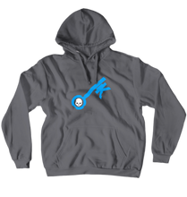Keeper of Keys Skull Blue Design Hoodie
