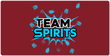 Team Spirits Blue Theme XXL Gaming Mousepad