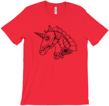sTeampUnk uNicorn-in Black (T-Shirt)