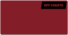 OFF CHEATS XXL Gaming Mousepad