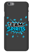 Team Spirits Blue Theme iPhone Phone Cases