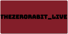 thezerorabit_live XXL Gaming Mousepad