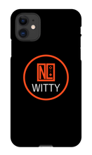 NLWITTY Circle Logo iPhone Phone Case - Black
