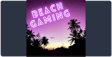Beach Gaming Neon Sunset XXL Gaming Mousepad