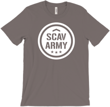 Scav Army White Print T-Shirt