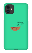 quinoa bowl iPhone case