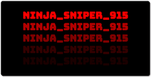 ninja_sniper_915 XXL Gaming Mousepad